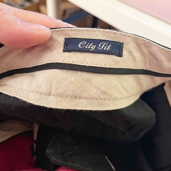 J. Crew Linen City Fit Career Casual Flat Front Wide Leg Unlined Pants - Picture 14 of 14